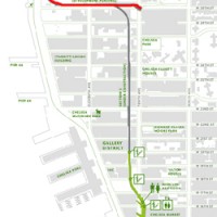 High Line map