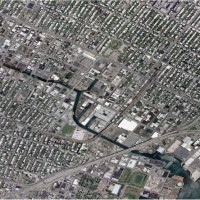 Gowanus Canal aerial view