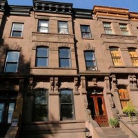 Triassic sandstone in Park Slope (200-250 million years old).