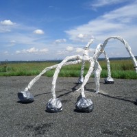 DB Lampman installation at Freshkills Park