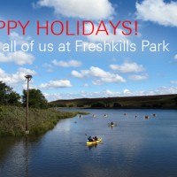 Holiday card 2011_Kayaking in Main Creek_Kristine Paulus