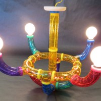 Hamster Tube Chandelier