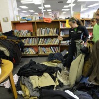 Post Sandy Coat Distribution in Library